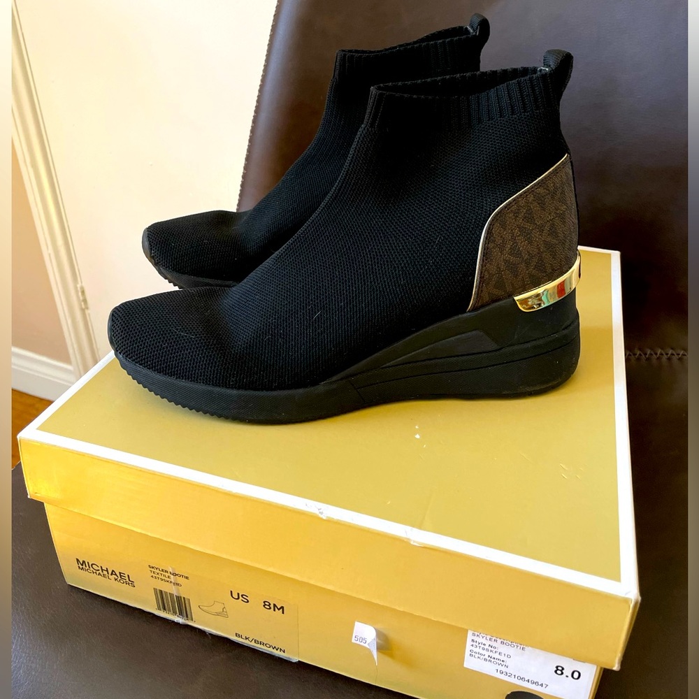 Michael Kors platform booties